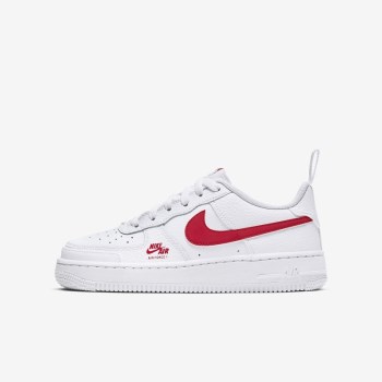 Nike Air Force 1 - Nagyobb Gyerek Air Force 1 - Fehér/Világos Szürke/Piros